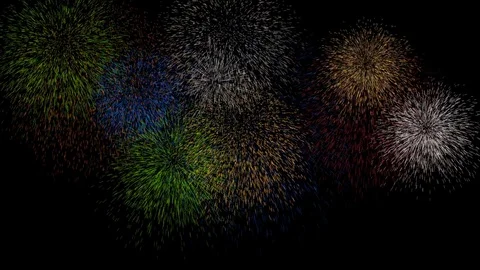 Fireworks Stock Footage 83007716