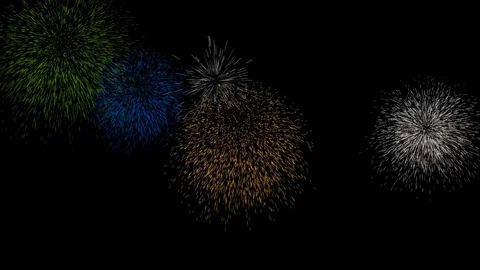 Fireworks Stock Footage 83008030
