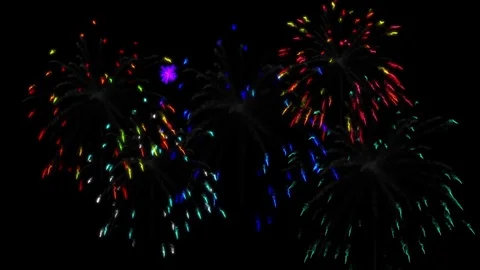 Fireworks Stock Footage 83282074
