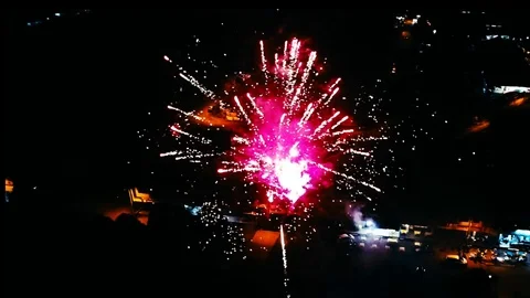Fireworks Stock Footage 86498781