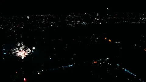 Fireworks Stock Footage 86498785