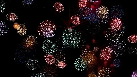 FireWorks Video stock 86895738