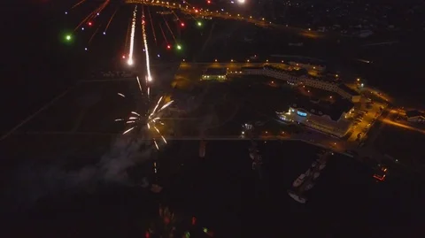 Fireworks Stock Footage 91459055