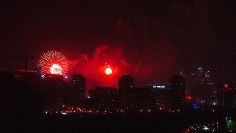 Fireworks Stock Footage 91785991