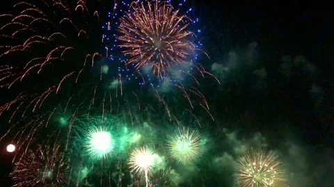 Fireworks Stock Footage 106924078