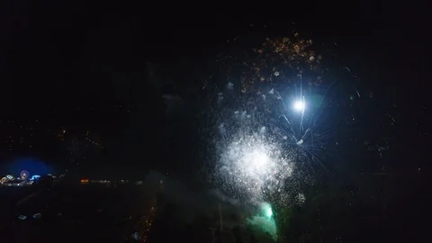 Fireworks Stock Footage 110777360