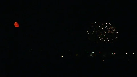 Fireworks Stock Footage 114495836