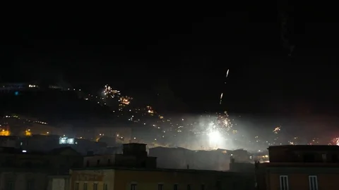 Fireworks  Stock Footage 122148400
