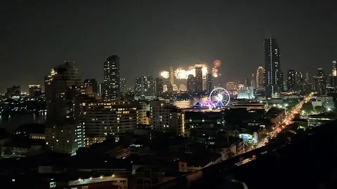 Fireworks Stock Footage 128609816