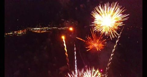 Fireworks Stock Footage 134218002