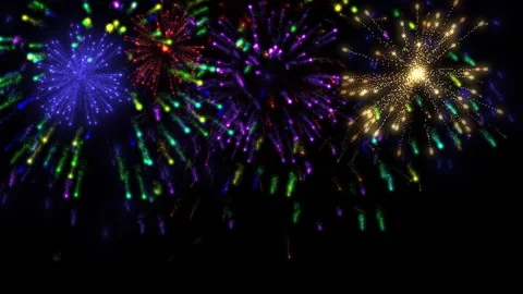 Fireworks Stock Footage 161706227