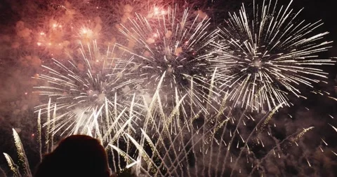 Fireworks Vídeo Stock 167681264