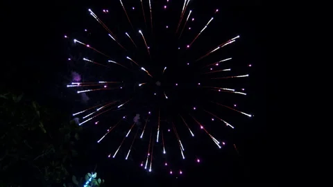 Fireworks Stock Footage 196973675
