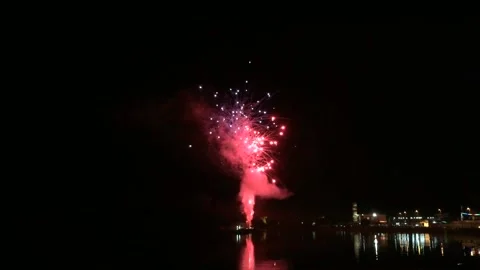 Fireworks Stock Footage 218429989
