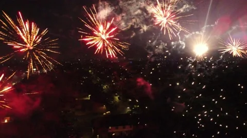Fireworks Video stock 228829677