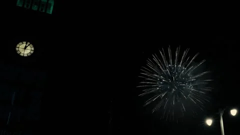 Fireworks Stock Footage 270477347