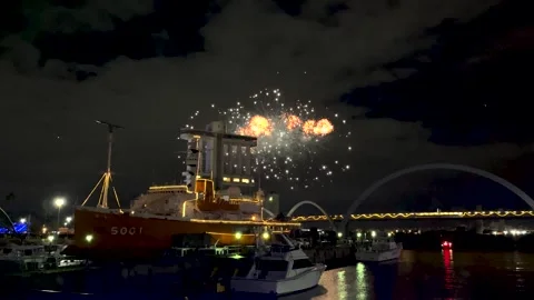 Fireworks Stock Footage 294848036