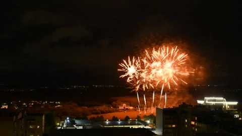 Fireworks Stock Footage 296017607