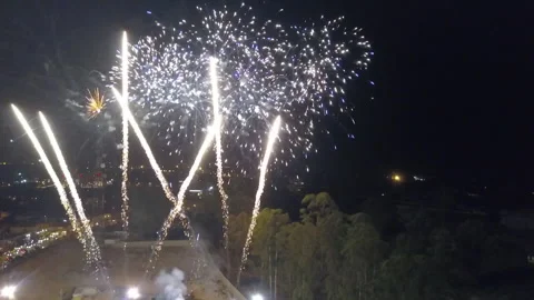 Fireworks Stock Footage 322018470