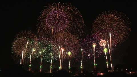 Fireworks Video stock 330758703