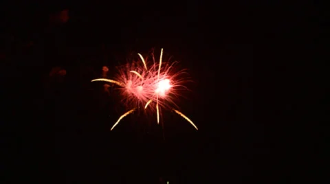 Fireworks Fourth of July Big Bold HD high quality fantastic Stock Footage 37613759