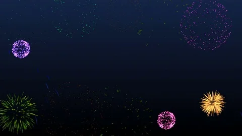 Fireworks Frame Stock Footage 78908245