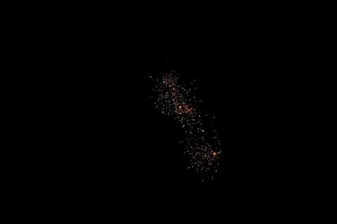 Fireworks in full explosion Stock Photos