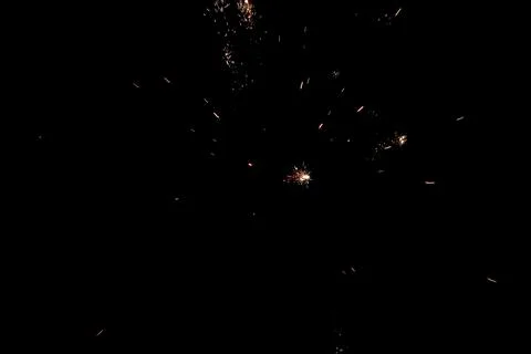 Fireworks in full explosion Stock Photos