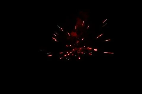 Fireworks in full explosion Stock Photos