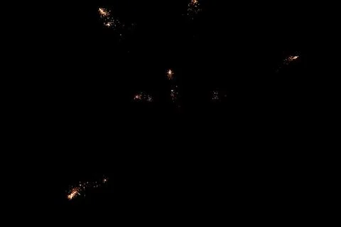 Fireworks in full explosion Stock Photos