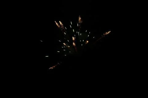 Fireworks in full explosion Foto stock