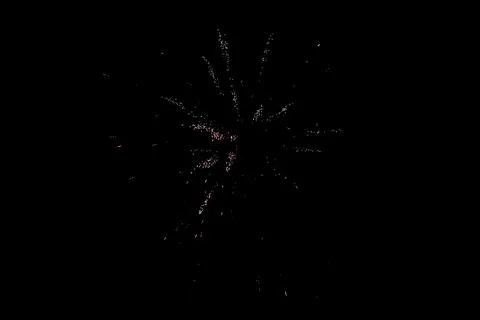 Fireworks in full explosion Foto stock