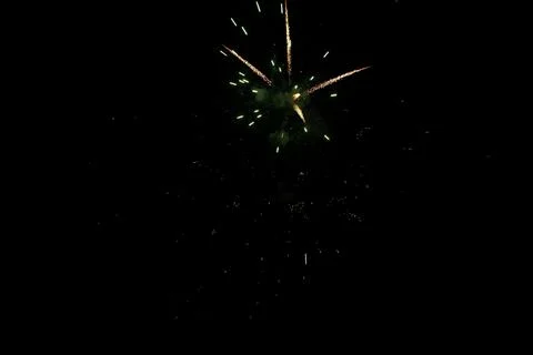 Fireworks in full explosion Stock Photos