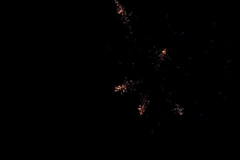 Fireworks in full explosion Stock Photos