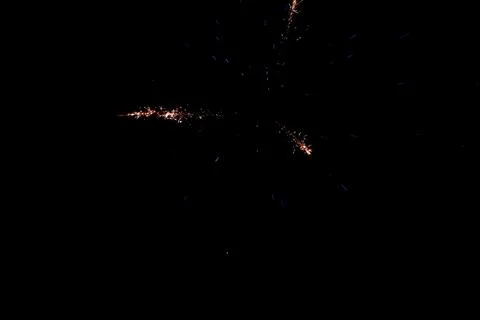 Fireworks in full explosion Foto stock