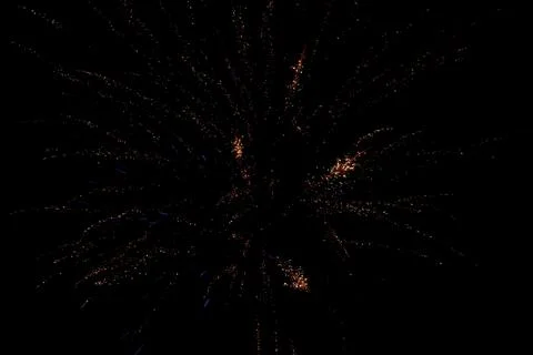 Fireworks in full explosion Foto stock