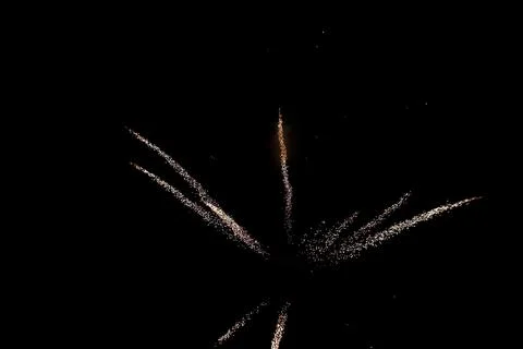 Fireworks in full explosion Stock Photos