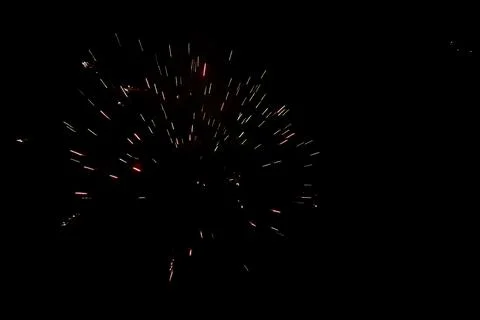 Fireworks in full explosion Stock Photos