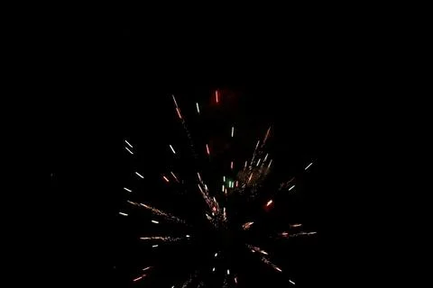 Fireworks in full explosion 스톡 사진