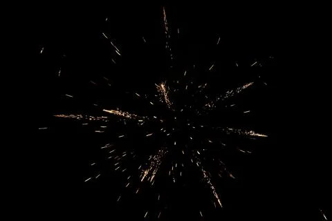 Fireworks in full explosion Stock Photos