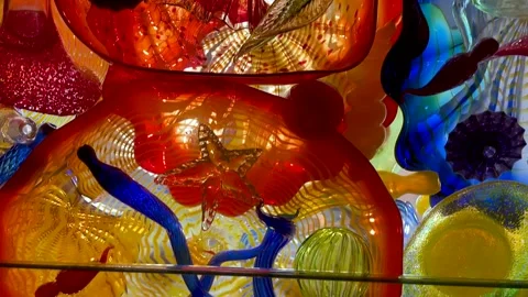 Fireworks of Glass Pan Stock Footage 246328864