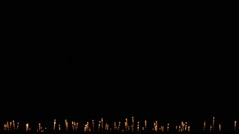 Fireworks glitter particles animation motion graphics Stock Footage 194932368