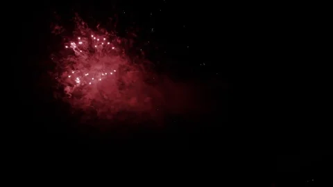 Fireworks going off Stock Footage 80800530
