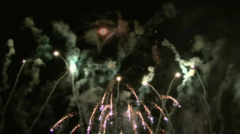 Fireworks HD 25 Stock Footage 627319