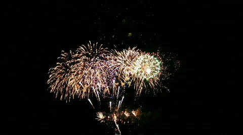 Fireworks HD Stock Footage 774053