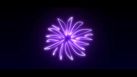 Fireworks   in highlight and glow effect mp4 video Stock Illustration