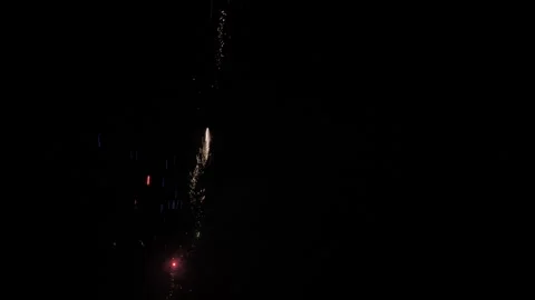 Fireworks Home Display Aa Continuous Sequence Pt2 of 2 Stock Footage 242078230
