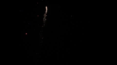 Fireworks Home Display Aa Continuous Sequence Pt1 of 2 Stock Footage 242079319