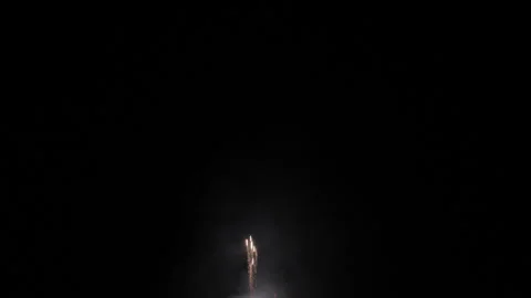 Fireworks Home Display Ae Continuous Sequence Pt2 of 2 Stock Footage 242095808
