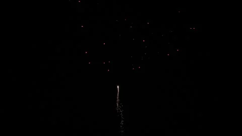 Fireworks Home Display Ae Continuous Sequence Pt1 of 2 Stock Footage 242128233